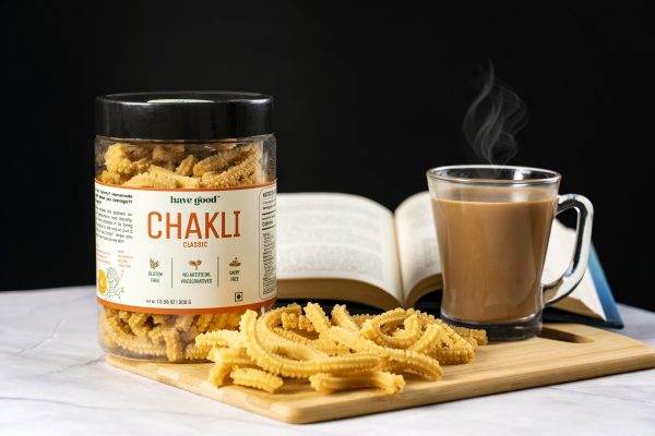 Chakli with tea